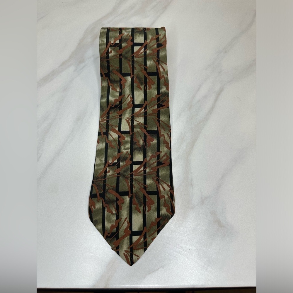 J. Garcia Plant Person Collection 14 silk necktie